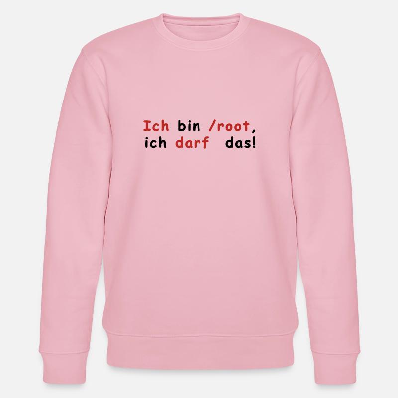 Root Linux - Stanley/Stella CHANGER Unisex Organic Sweatshirt - cotton pink