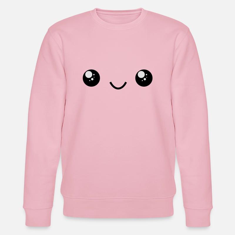 cute anime manga face - Sweat bio CHANGER Stanley/Stella Unisexe - rose pâle