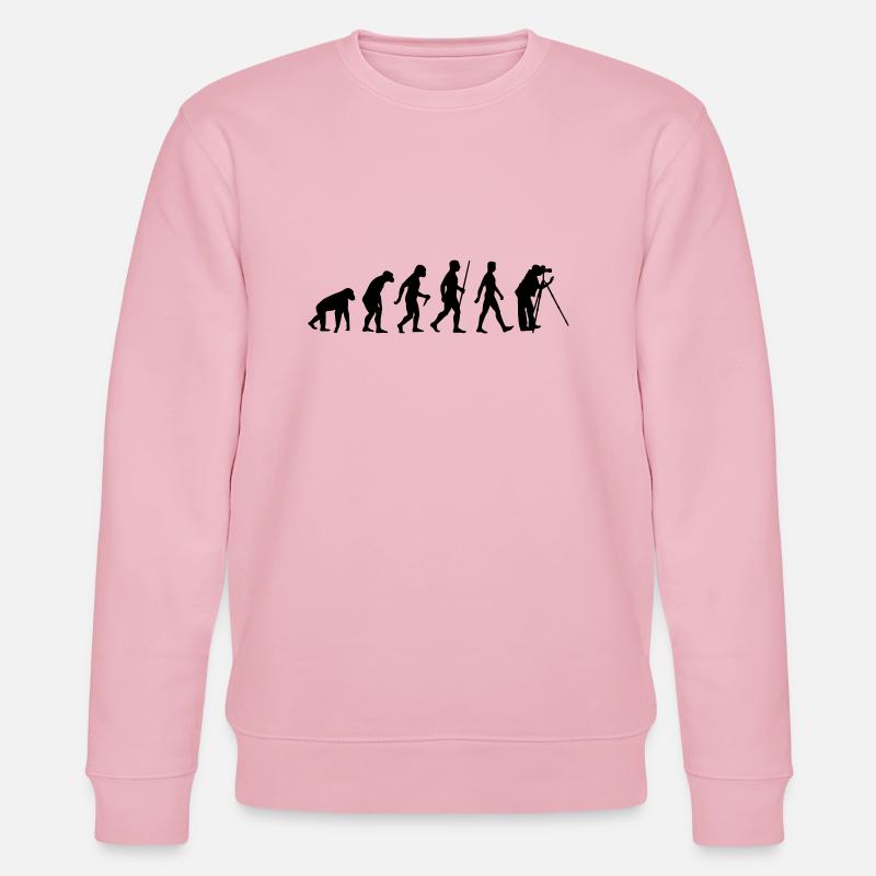 Evolution Fotograf - Stanley/Stella Unisex Bio-Sweatshirt CHANGER  - Hellrosa