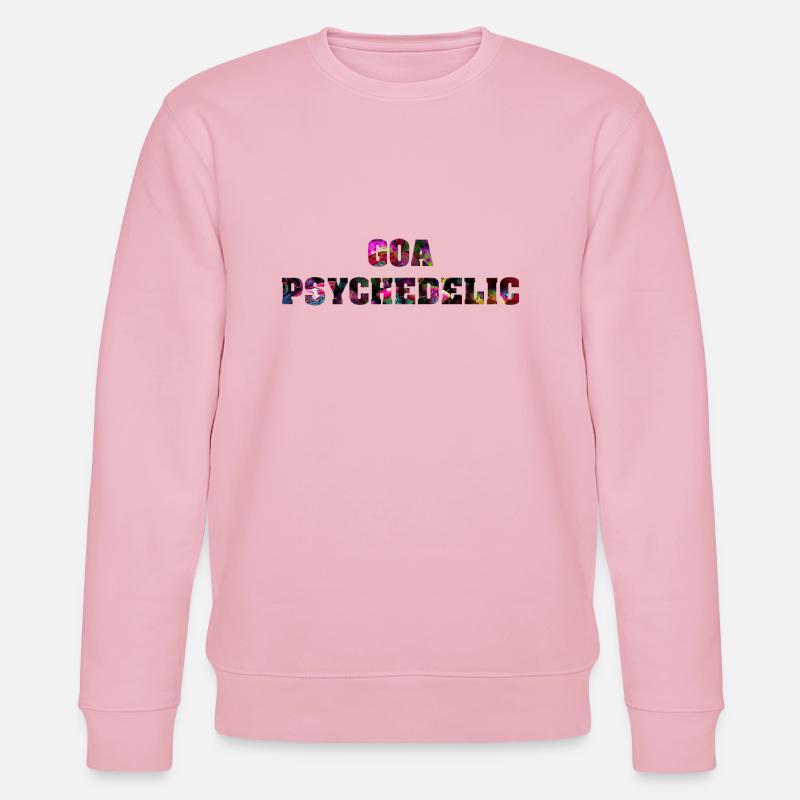 Goa psychedelic - Stanley/Stella Unisex Bio-Sweatshirt CHANGER  - Hellrosa