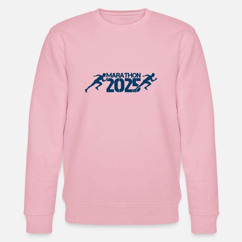 marathon 2025 - Stanley/Stella Unisex Bio-Sweatshirt CHANGER  - Hellrosa