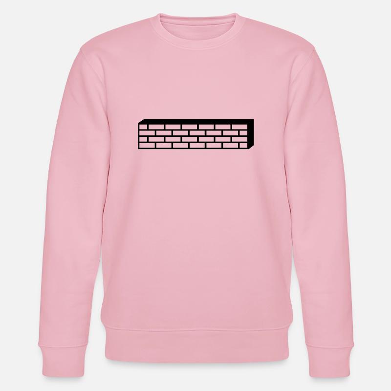 mauer_f1 - Stanley/Stella Unisex Bio-Sweatshirt CHANGER  - Hellrosa