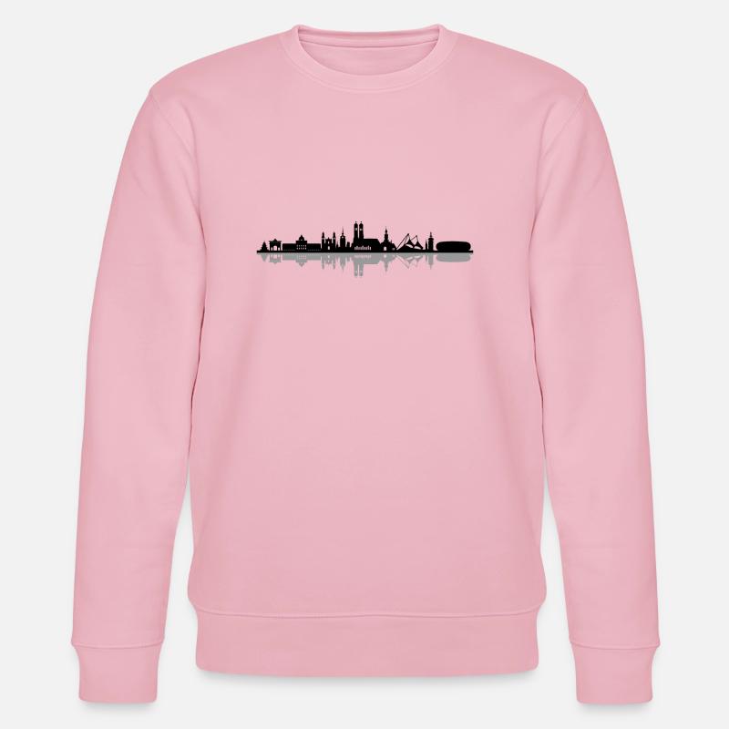 Skyline - München - Stanley/Stella Unisex Bio-Sweatshirt CHANGER  - Hellrosa