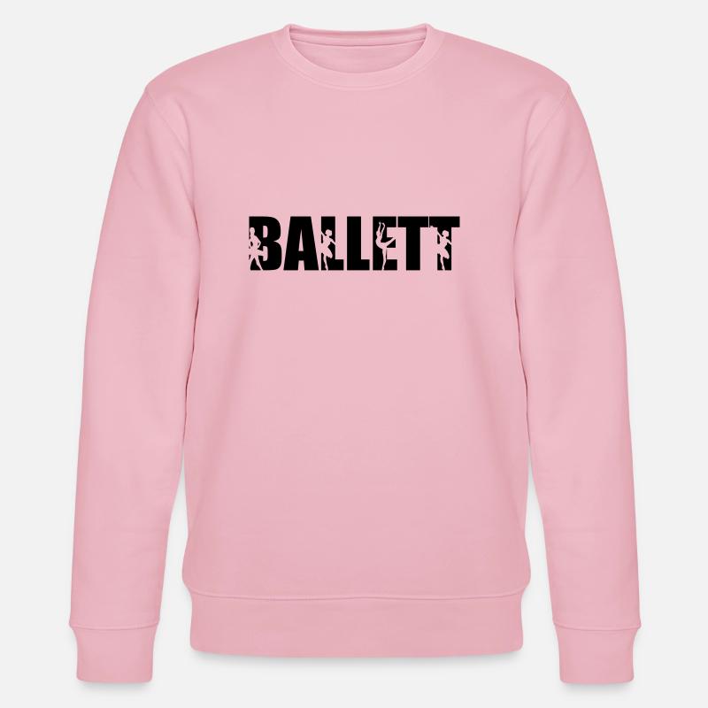 (ballett) - Stanley/Stella Unisex Bio-Sweatshirt CHANGER  - Hellrosa