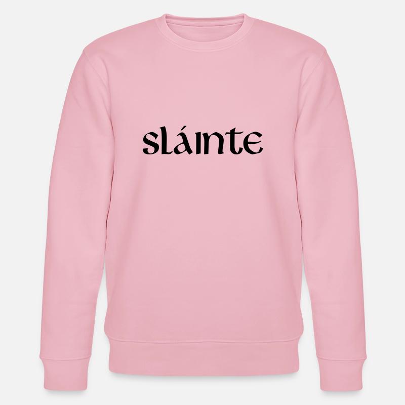 Slainte text de - Stanley/Stella Unisex Bio-Sweatshirt CHANGER  - Hellrosa