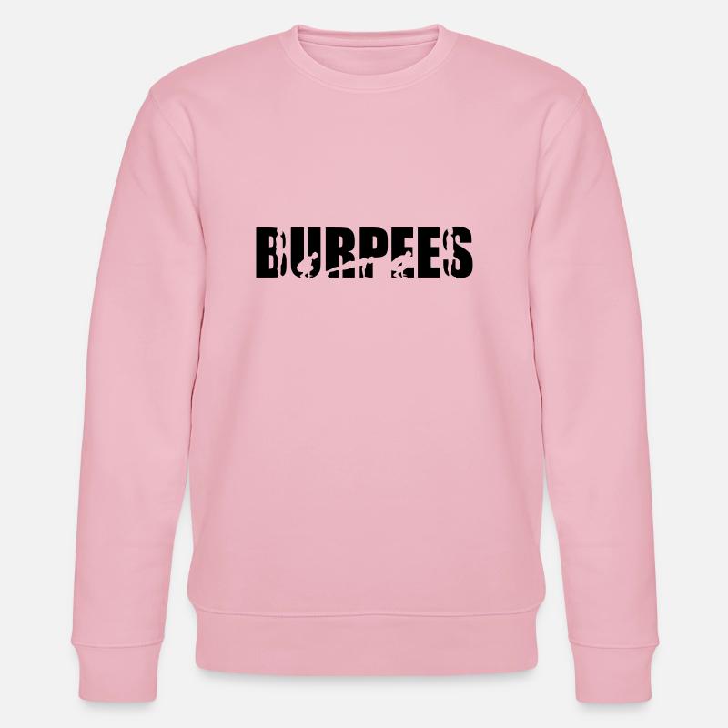 Burpees - Sweat bio CHANGER Stanley/Stella Unisexe - rose pâle