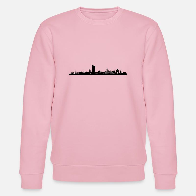 Skyline Leipzig - Stanley/Stella Unisex Bio-Sweatshirt CHANGER  - Hellrosa