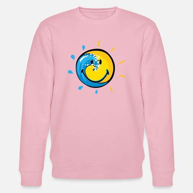 Smiley Splash Sun - Sweat bio CHANGER Stanley/Stella Unisexe - rose pâle