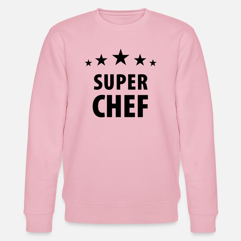 Super Chef (dh) - Stanley/Stella Unisex Bio-Sweatshirt CHANGER  - Hellrosa