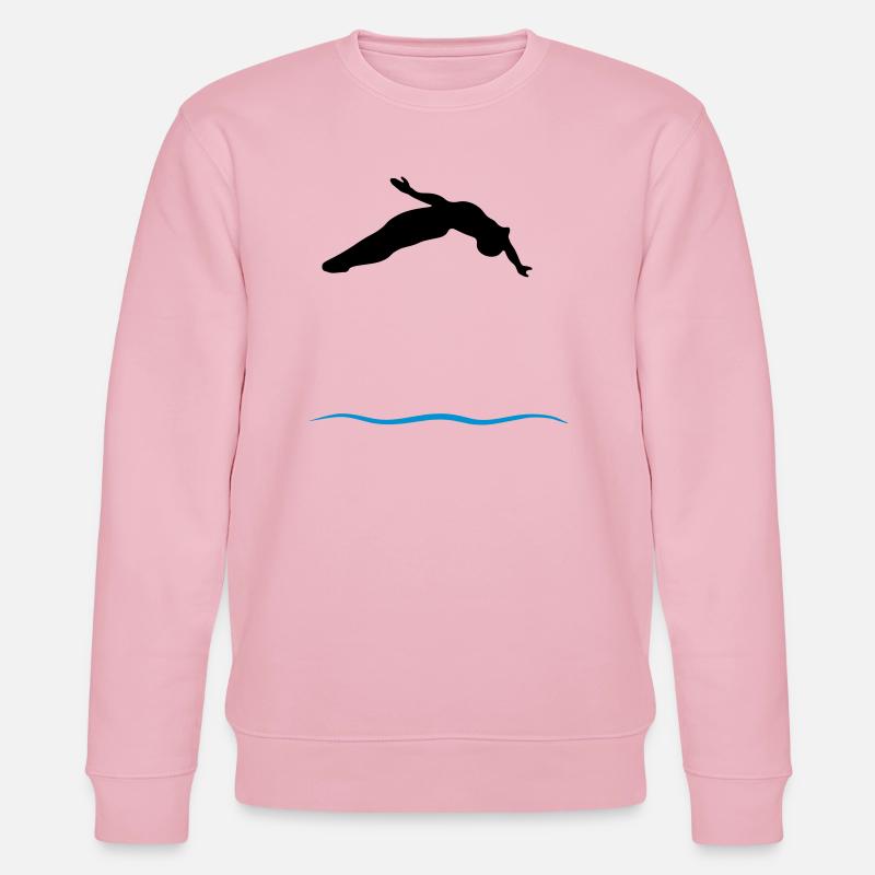 Turmspringer - Stanley/Stella Unisex Bio-Sweatshirt CHANGER  - Hellrosa