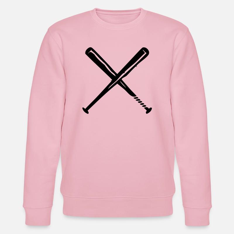 baseballschlaeger - Stanley/Stella Unisex Bio-Sweatshirt CHANGER  - Hellrosa