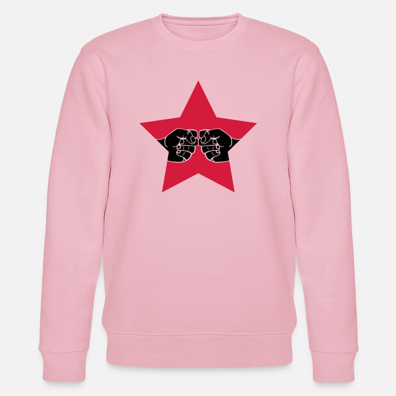 stern_faust_2 - Stanley/Stella Unisex Bio-Sweatshirt CHANGER  - Hellrosa