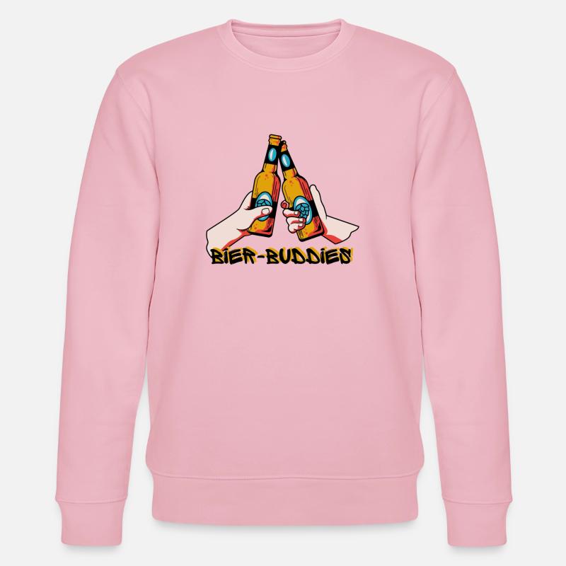 Bier-Buddied - Stanley/Stella Unisex Bio-Sweatshirt CHANGER  - Hellrosa
