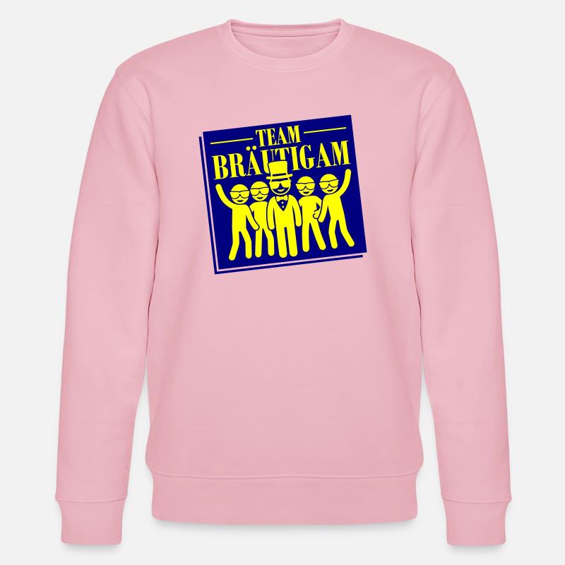 Team Bräutigam - Stanley/Stella Unisex Bio-Sweatshirt CHANGER  - Hellrosa