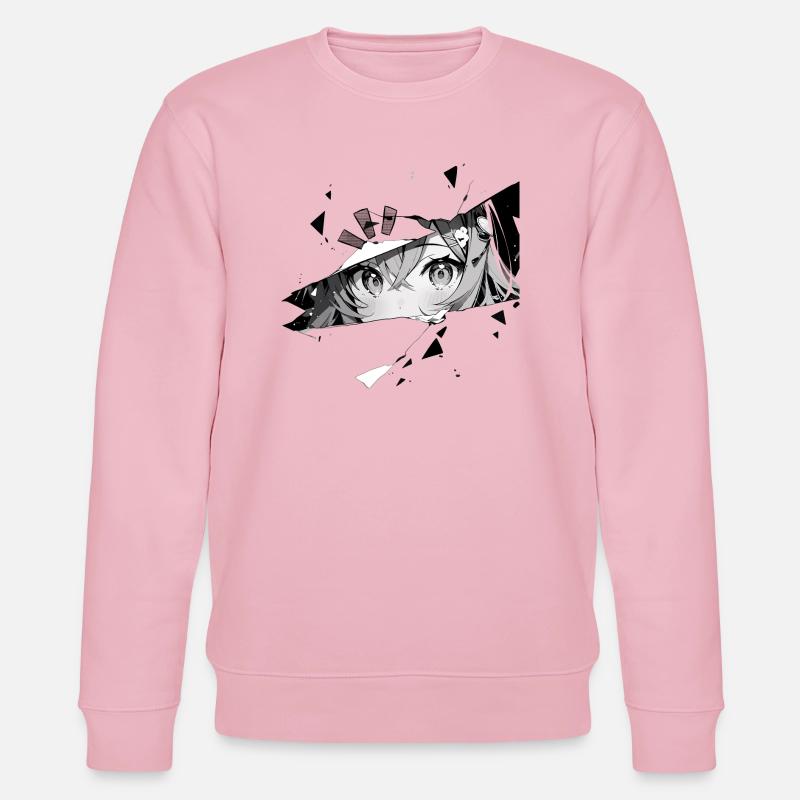 Anime face 2.0 - Stanley/Stella Unisex Bio-Sweatshirt CHANGER  - Hellrosa