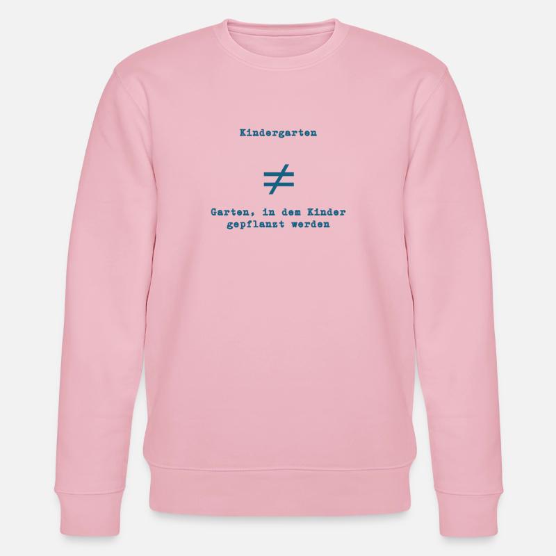 back to school: Kinder-Garten - Stanley/Stella Unisex Bio-Sweatshirt CHANGER  - Hellrosa
