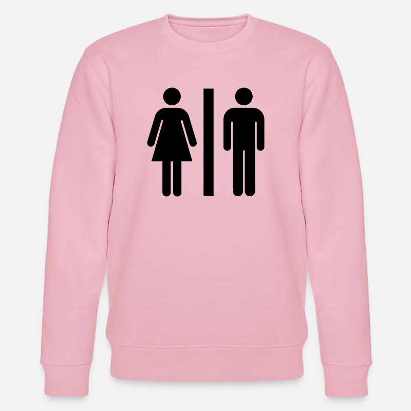 Signe de toilette - Sweat bio CHANGER Stanley/Stella Unisexe - rose pâle