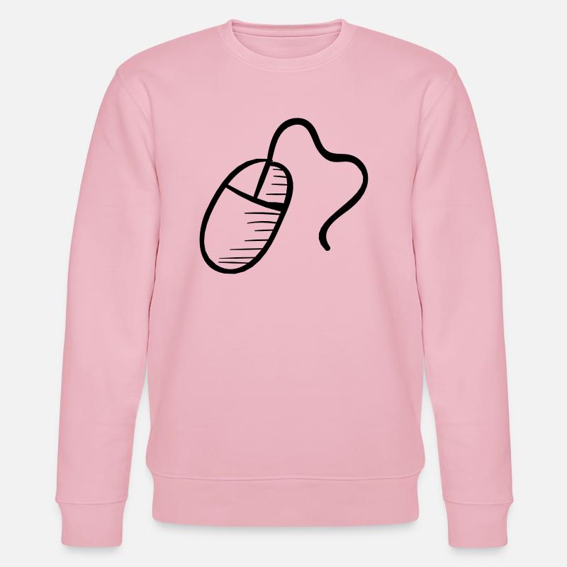 Computer Mouse - Sweat bio CHANGER Stanley/Stella Unisexe - rose pâle