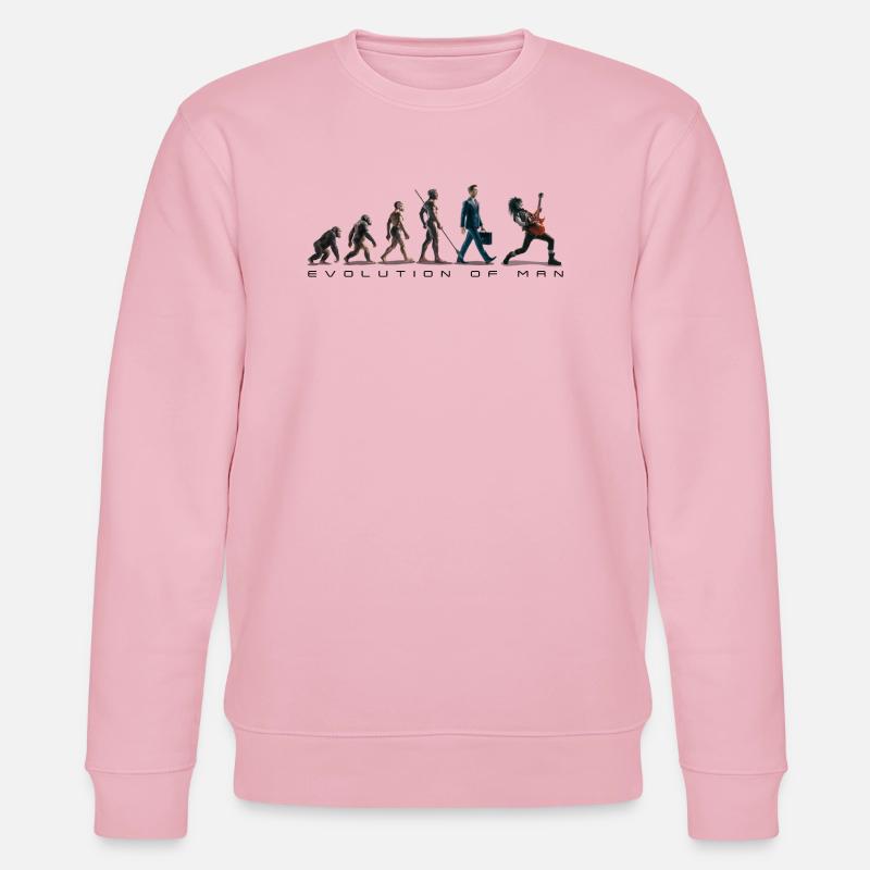 Evolution Guitariste 06 2024 1 - Sweat bio CHANGER Stanley/Stella Unisexe - rose pâle