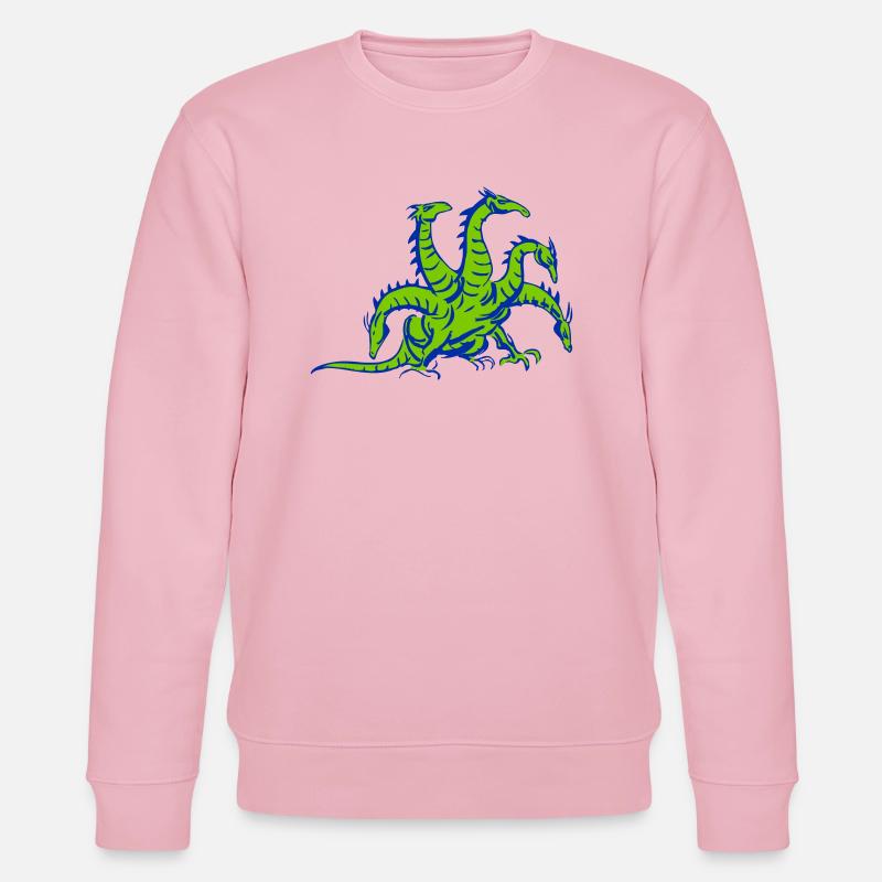 drache hydra dragon - Stanley/Stella Unisex Bio-Sweatshirt CHANGER  - Hellrosa