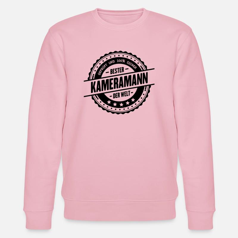 Bester Kameramann - Stanley/Stella Unisex Bio-Sweatshirt CHANGER  - Hellrosa