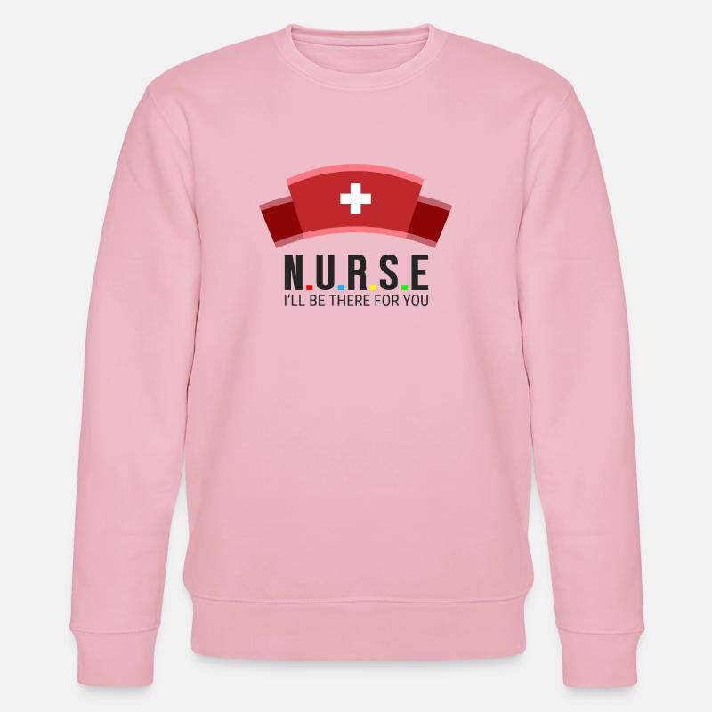 Amme - Stanley/Stella økologisk unisex-sweatshirt CHANGER  - lys rosa