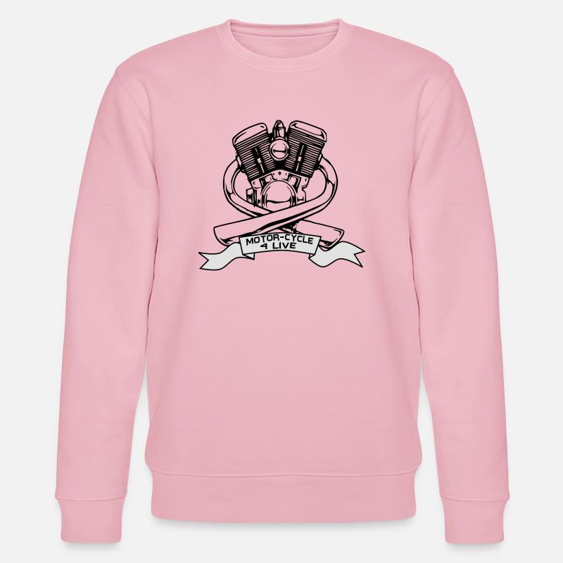 Motor - Stanley/Stella Unisex Bio-Sweatshirt CHANGER  - Hellrosa