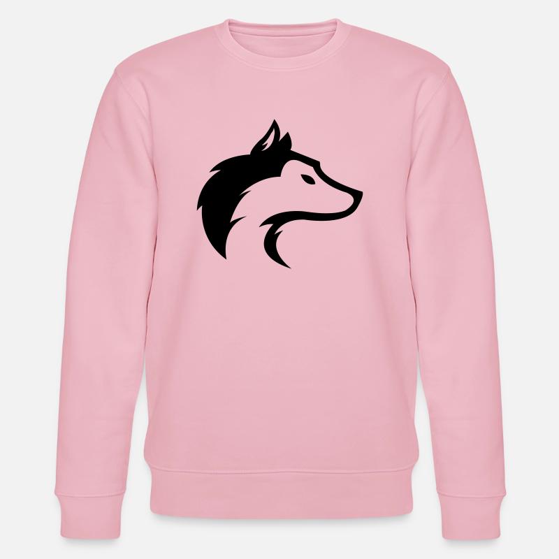 wolf_01 - Stanley/Stella Unisex Bio-Sweatshirt CHANGER  - Hellrosa