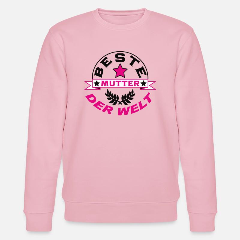 BESTE MUTTER DER WELT - Sweat bio CHANGER Stanley/Stella Unisexe - rose pâle