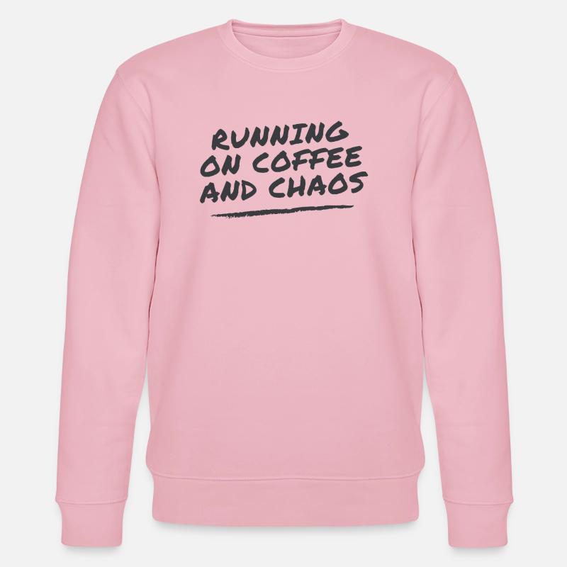 Coffee & Chaos by Ivye - Stanley/Stella Unisex Bio-Sweatshirt CHANGER - Hellrosa