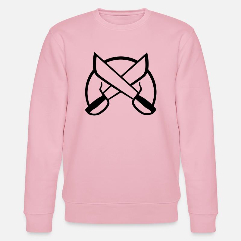 Wing Chun 1 - Stanley/Stella Unisex Bio-Sweatshirt CHANGER  - Hellrosa