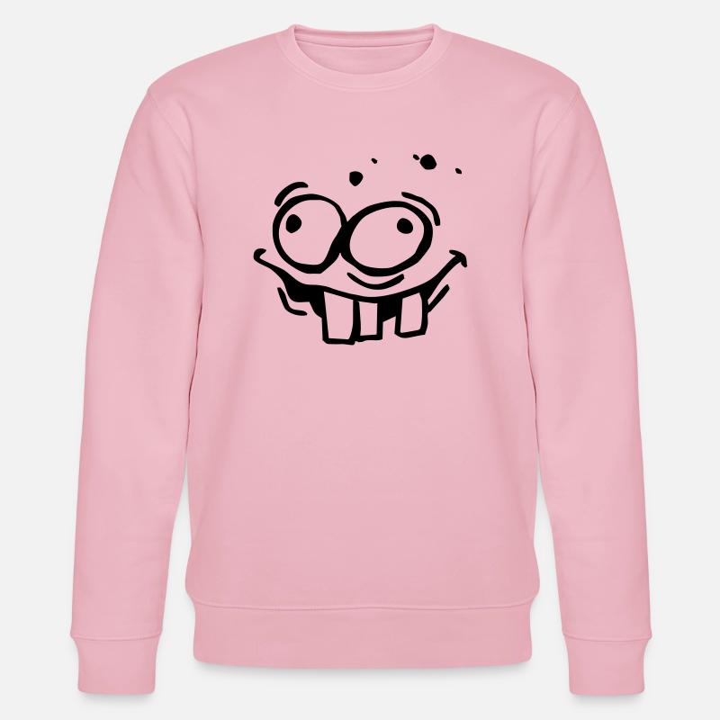 Fratze - Stanley/Stella Unisex Bio-Sweatshirt CHANGER  - Hellrosa