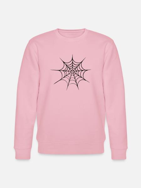 spider web halloween - Stanley/Stella CHANGER Unisex Organic Sweatshirt - cotton pink