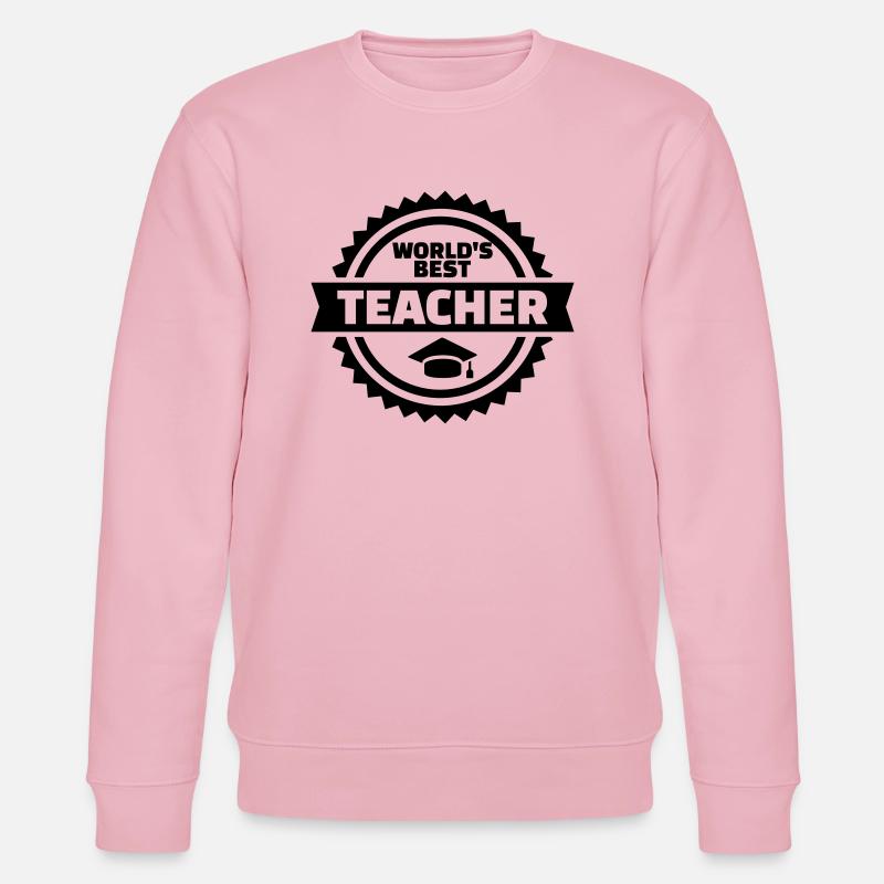 Lehrer - Stanley/Stella Unisex Bio-Sweatshirt CHANGER  - Hellrosa