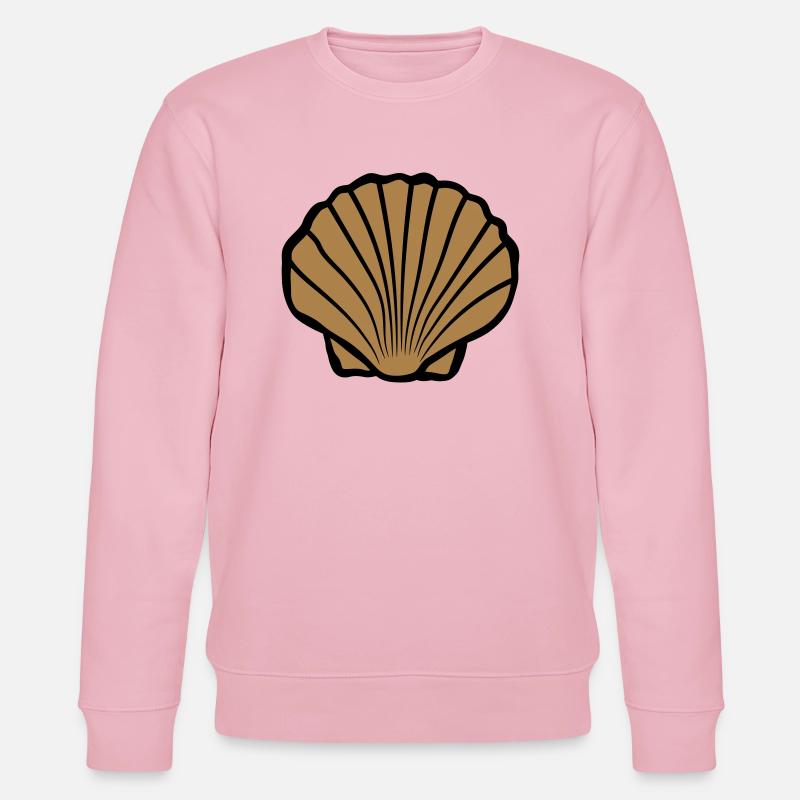 Brown Shell Logo - Sweat bio CHANGER Stanley/Stella Unisexe - rose pâle