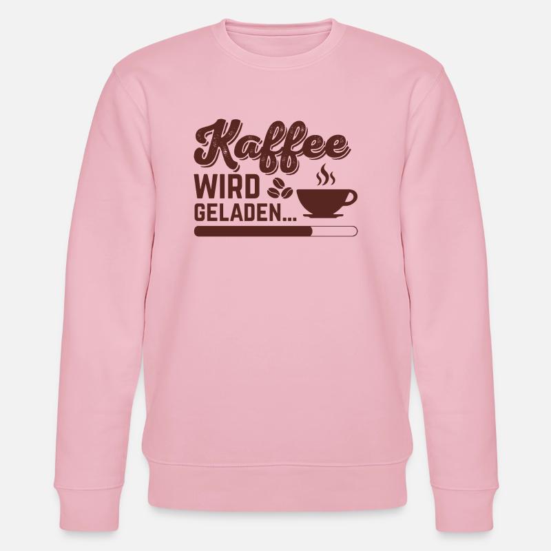 Kaffee wird geladen - Stanley/Stella Unisex Bio-Sweatshirt CHANGER  - Hellrosa