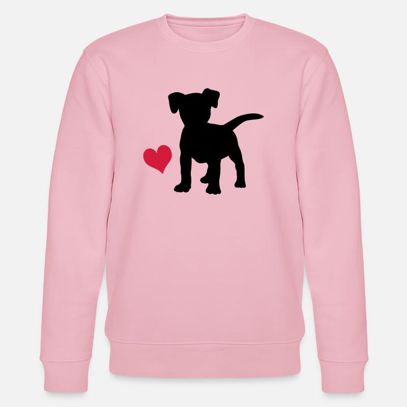 Jack Russell Terrier - Stanley/Stella Unisex Bio-Sweatshirt CHANGER  - Hellrosa