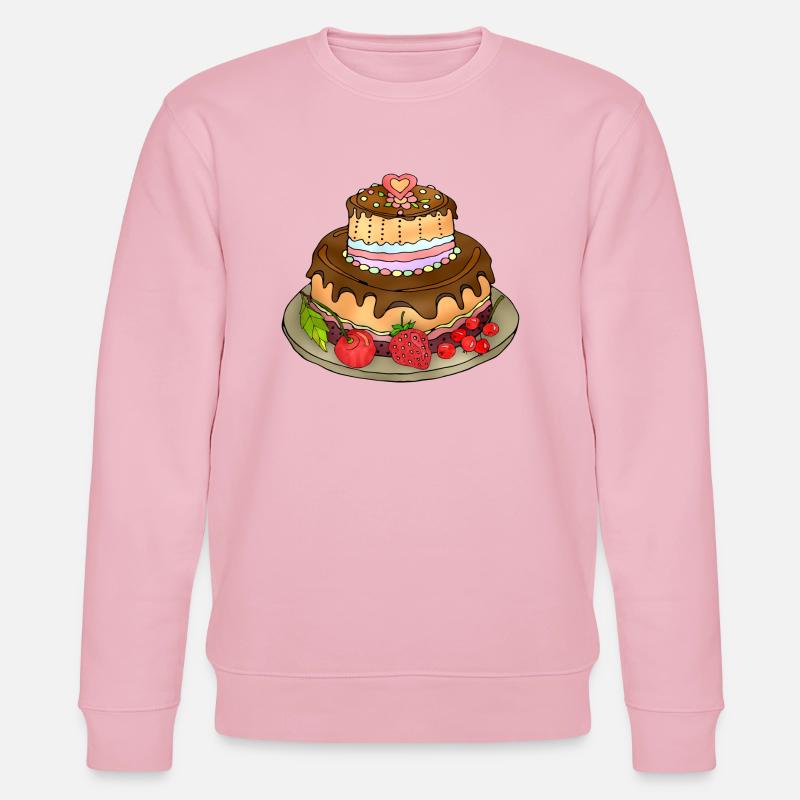 Kuchen - Stanley/Stella Unisex Bio-Sweatshirt CHANGER  - Hellrosa