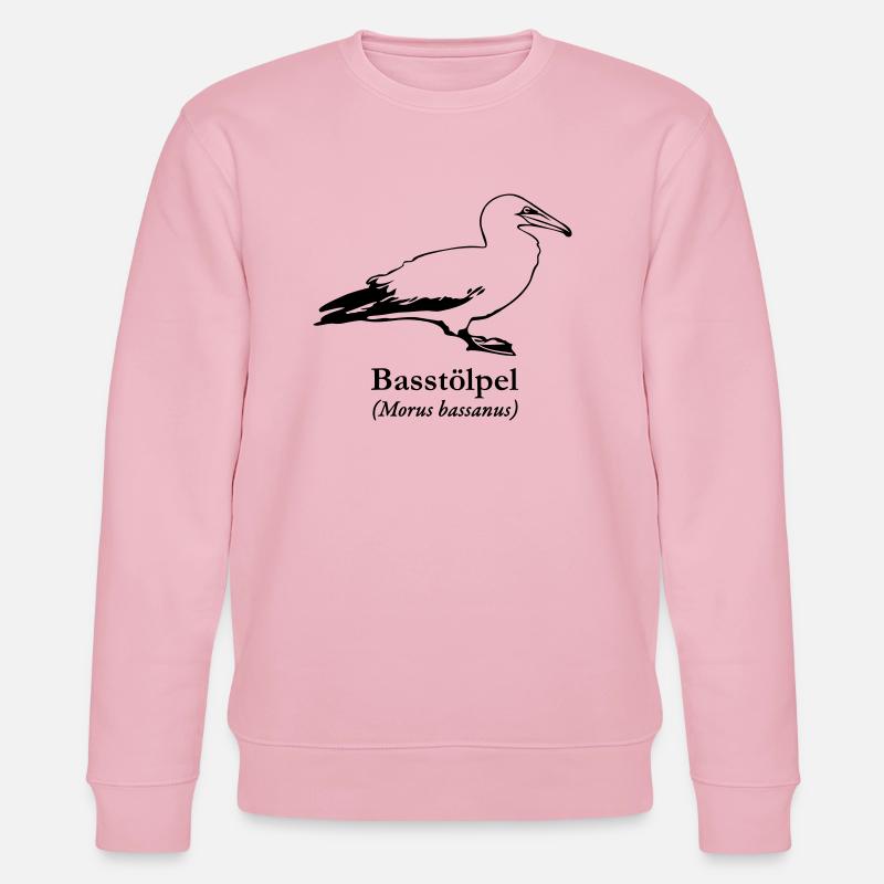 Basstölpel - Stanley/Stella Unisex Bio-Sweatshirt CHANGER  - Hellrosa