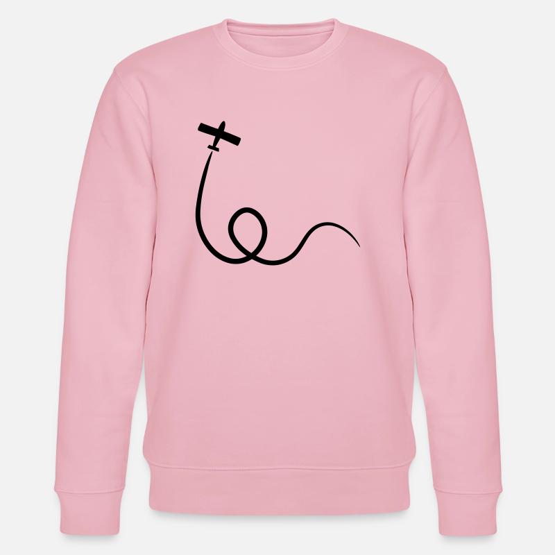 Airplane - Stanley/Stella Unisex Bio-Sweatshirt CHANGER  - Hellrosa