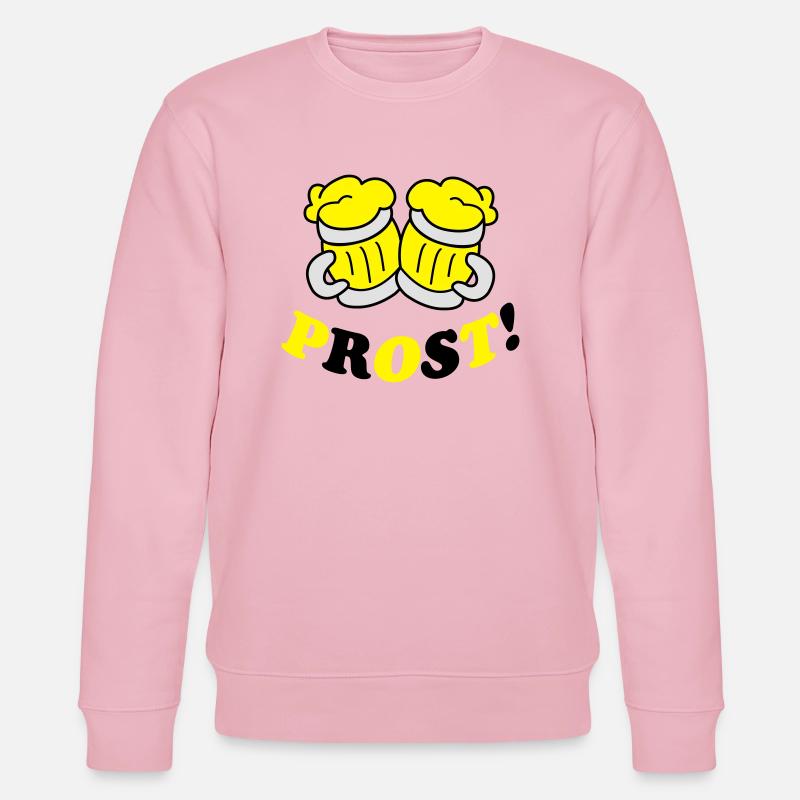bier_prost_2 - Stanley/Stella Unisex Bio-Sweatshirt CHANGER  - Hellrosa