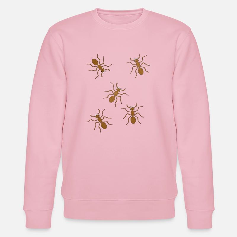 fourmis insectes insecte fourmi - Sweat bio CHANGER Stanley/Stella Unisexe - rose pâle