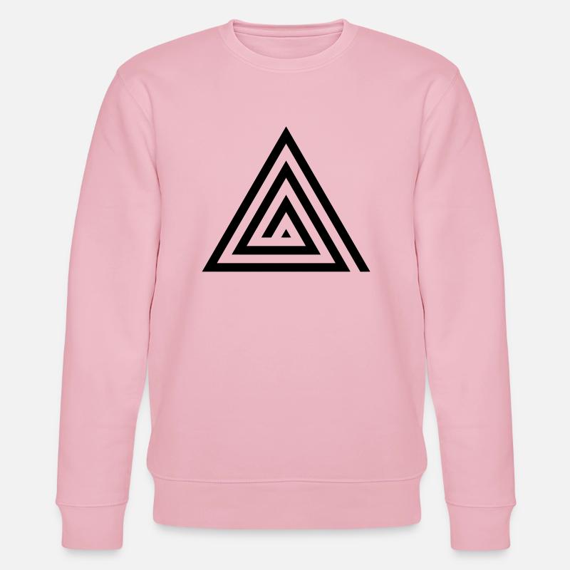 Triangle - Sweat bio CHANGER Stanley/Stella Unisexe - rose pâle