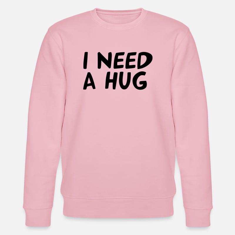 I NEED A HUG - Sweat bio CHANGER Stanley/Stella Unisexe - rose pâle