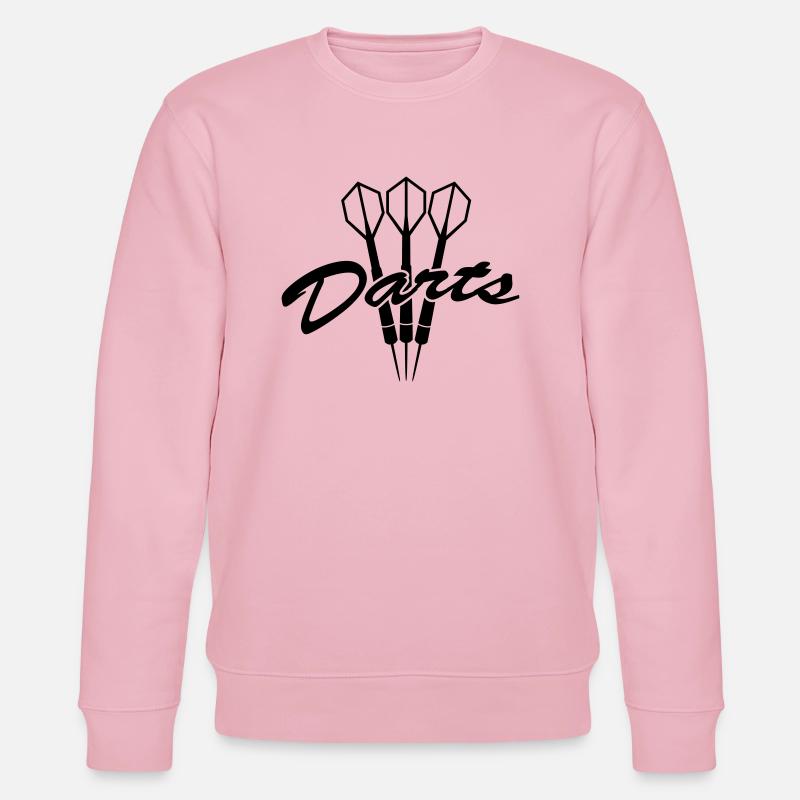 Darts Logo - Stanley/Stella Unisex Bio-Sweatshirt CHANGER  - Hellrosa