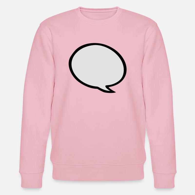 speech bubble - Sweat bio CHANGER Stanley/Stella Unisexe - rose pâle