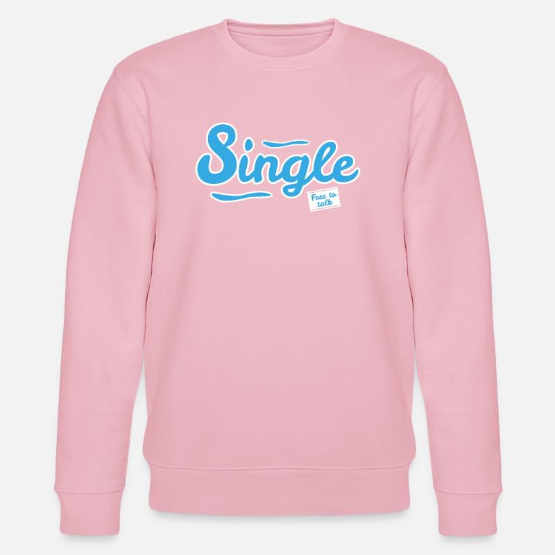 Single - Libre de parler - Sweat bio CHANGER Stanley/Stella Unisexe - rose pâle