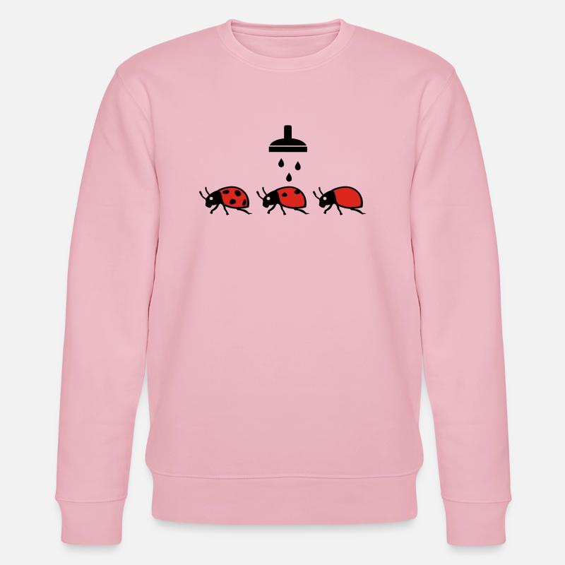 Marienkaefer - Stanley/Stella Unisex Bio-Sweatshirt CHANGER  - Hellrosa