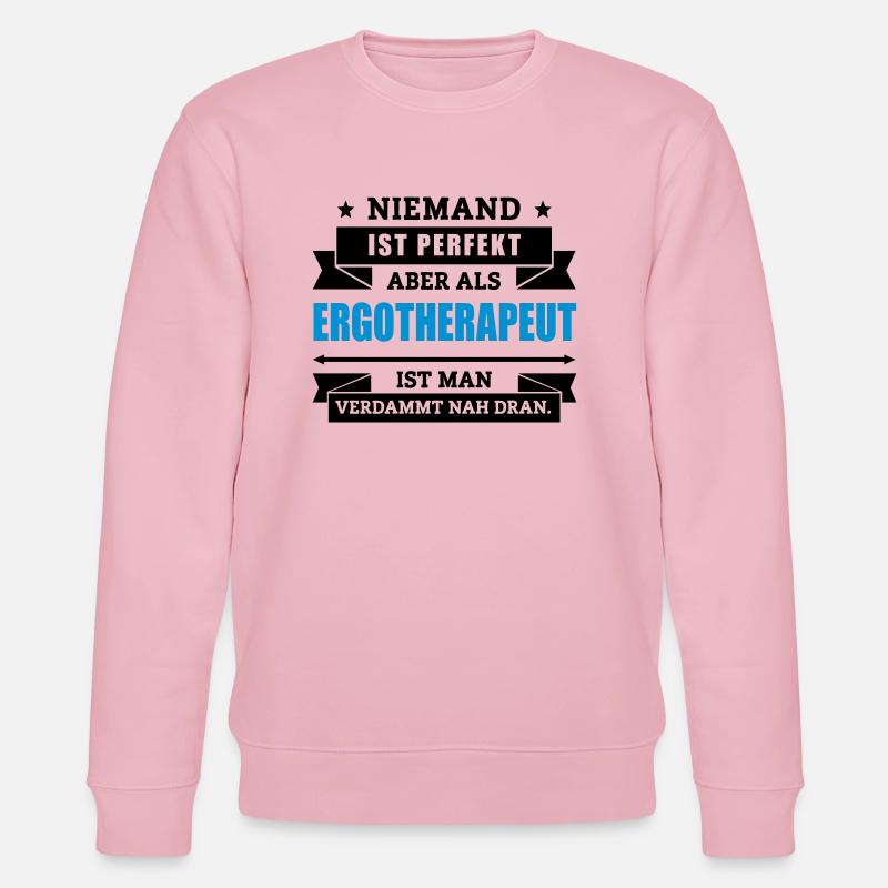 Funshirt Ergotherapeut - Stanley/Stella Unisex Bio-Sweatshirt CHANGER  - Hellrosa