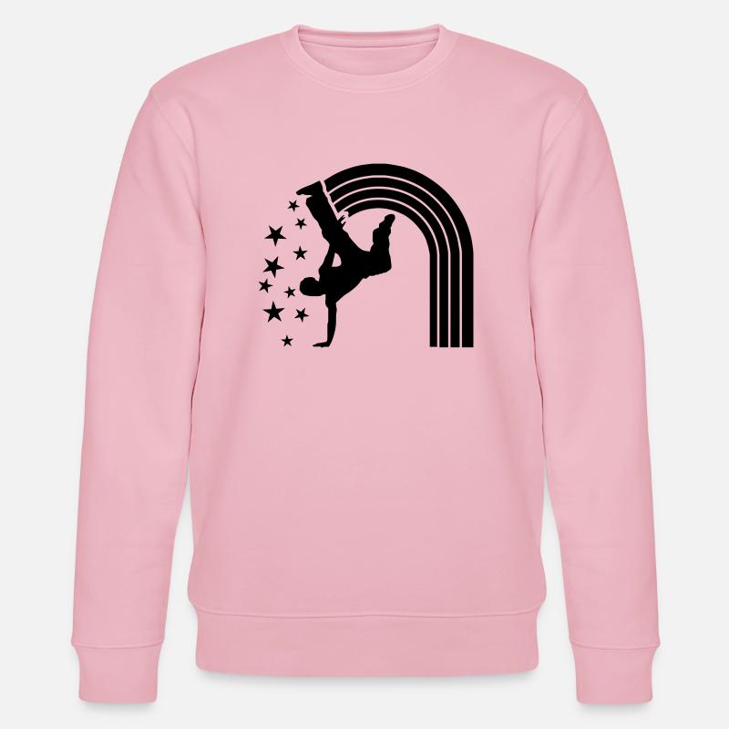 dancer - your text here - Stanley/Stella Unisex Bio-Sweatshirt CHANGER  - Hellrosa